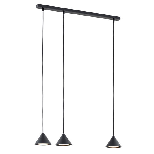 LAMPA SUSPENDATA EMIBIG ELIT 3 NEGRU 1330/3