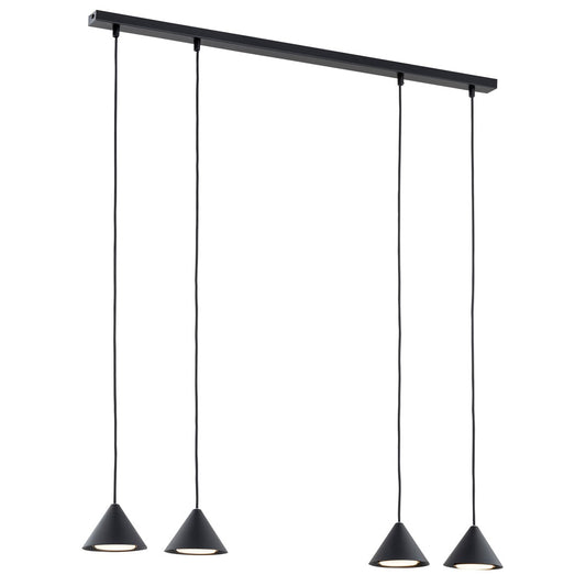 LAMPA SUSPENDATA EMIBIG ELIT 4 NEGRU 1330/4