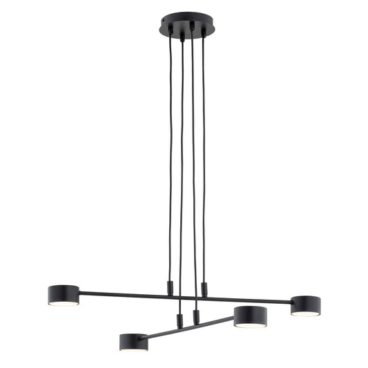 LAMPA SUSPENDATA EMIBIG MODUS 4 NEGRU 1339/4