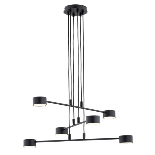 LAMPA SUSPENDATA EMIBIG MODUS 6 NEGRU 1339/6