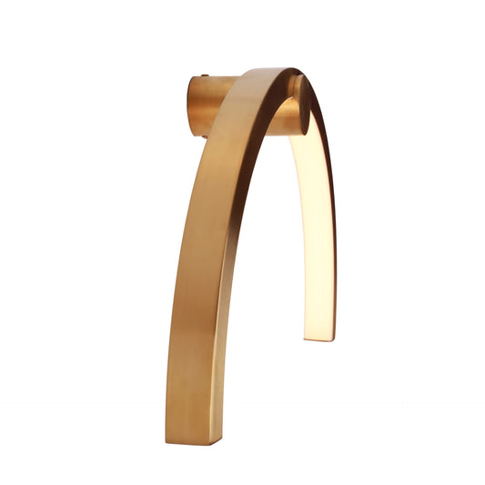 MAXLIGHT W0336 APLICA DE PERETE TRIO ARC BRUSHED GOLD IP44 - beculet