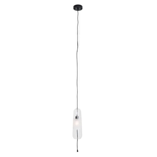 MAXLIGHT P0588 LAMPA SUSPENDATA MAURI 1 TRANSPARENT GLASS - beculet