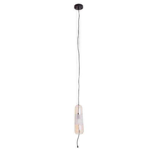 MAXLIGHT P0589 LAMPA SUSPENDATA MAURI 1 CHAMPAGNE GLASS - beculet