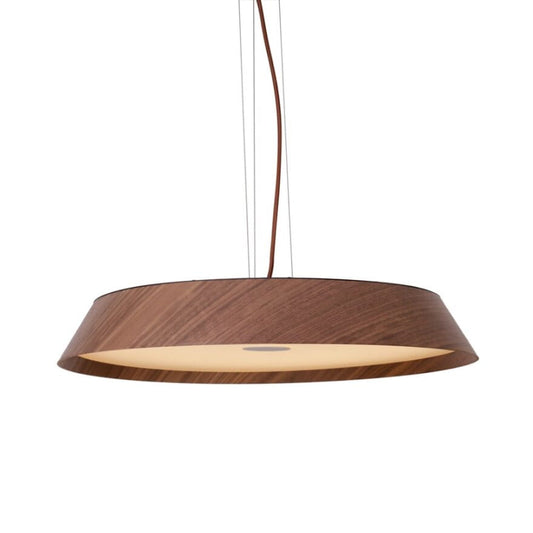 MAXLIGHT P0551 LAMPA SUSPENDATA TAMAGO DARK WALNUT WOOD - beculet